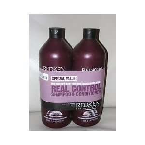    Redken Real Control Shampoo and Conditioner Liters 33.8 Oz Beauty