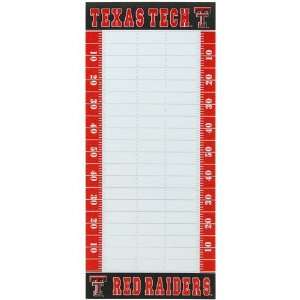    Texas Tech Red Raiders Football Field To do List