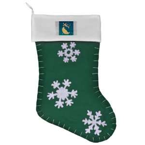   Christmas Stocking Green Cow Jumped Over the Moon 