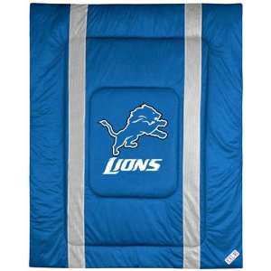   Lions Light Blue Sideline Twin Size Comforter