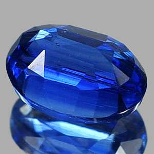 22 Ct. Vivid Natural Blue Kyanite Gemstone Oval Shape Unheated 