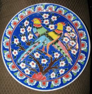 Turkish Plate, Hand Painted Kutahya Ceramic Plate    