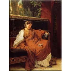 Lesbia Weeping over a Sparrow 22x30 Streched Canvas Art by Alma Tadema 