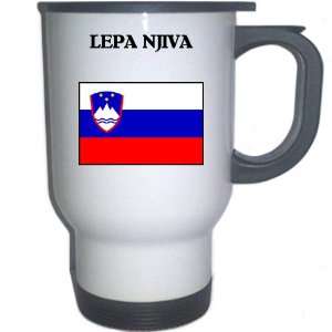  Slovenia   LEPA NJIVA White Stainless Steel Mug 