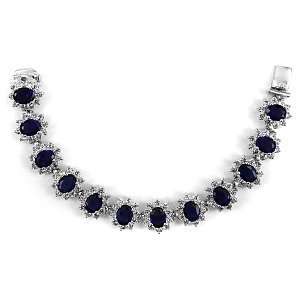 Emitations Kate Middleton Inspired Sapphire Bracelet, Sapphire, 1 ea