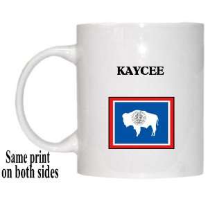  US State Flag   KAYCEE, Wyoming (WY) Mug 