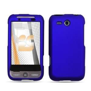  Blue Rubberized Protector Case for HTC Freestyle Cell 
