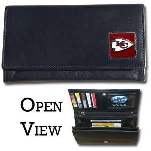  Leather Womens Wallet   Kansas City Chiefs Sports 