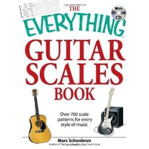  The Everything Guitar Scales Book with CD Over 700 scale 