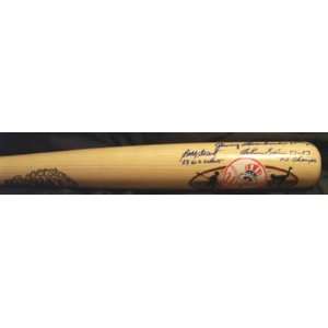  Yankees Legends Bat Autographed Baseball Bat Sports 