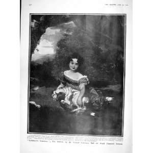  1907 PORTRAIT YOUNG GIRL LAWRENCE OTTLEY ELLES FRY REAY 