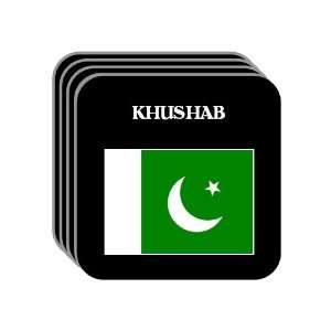  Pakistan   KHUSHAB Set of 4 Mini Mousepad Coasters 