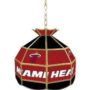 Miami Heat NBA 16 inch Tiffany Style Lamp   Game Room Products Tiffany 