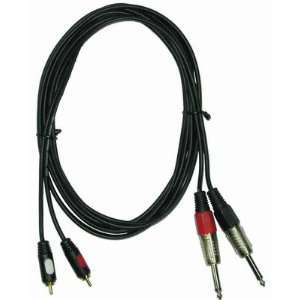  6.6 Dual RCA to Dual 1/4 Cable Electronics