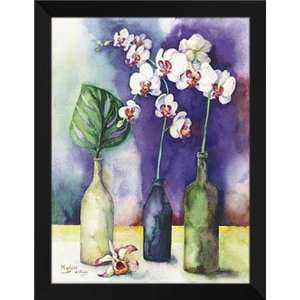  Milene De Kleijn FRAMED Art 28x36 Orchids in Bottles 