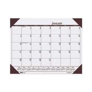  House of Doolittle 12441 Compact Calendar Desk Pad   Cream 