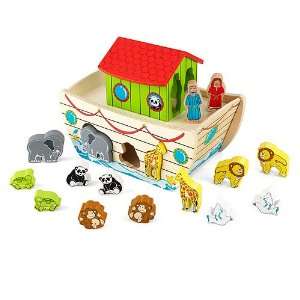  Kidkraft Baby Toddler Noahs Ark Shape Sorter Toy Set 