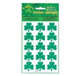   By Unique Industries, Inc. Shamrock Tattoo Sheets 