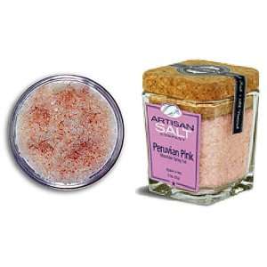 Peruvian Pink Salt Artisan Cork Jar 6.5 Oz  Grocery 
