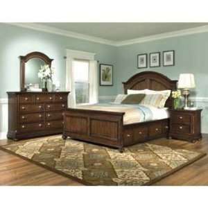   Creek Arched Panel Bedroom Set with Storage Unit Available In 2 Sizes