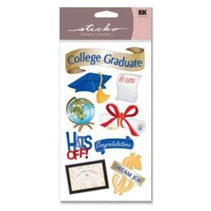 College Graduate Sticko Classic Sticker SPSEAS13EK