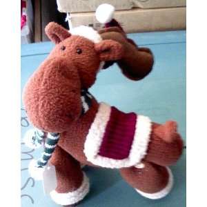  Holiday Reindeer / Plush Stuffed Animal that stands on his 
