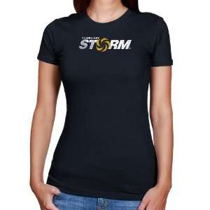  AFL Tampa Bay Storm Ladies Navy Blue Distressed Logo 