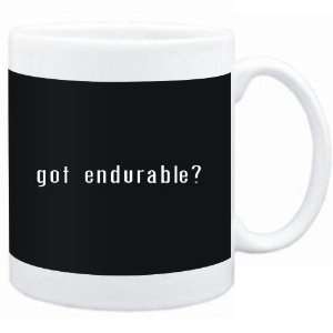  Mug Black  Got endurable?  Adjetives