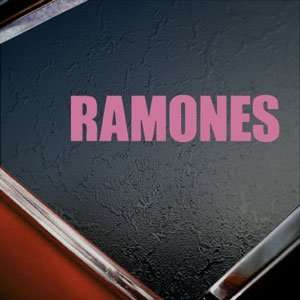  Ramones Pink Decal Punk Rock Band Truck Window Pink 