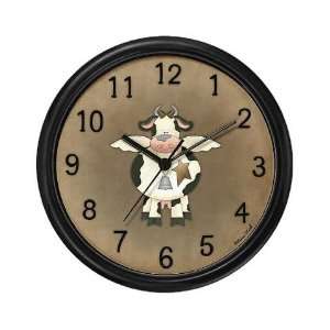  Primitive Cow Clock Cow Wall Clock by 