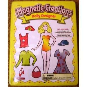    Magnetic Creations Dolly Designer (Yellow Case) Toys & Games