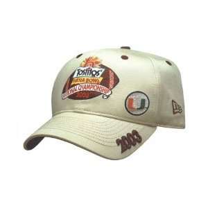 New Era Miami Hurricanes 2003 Fiesta Bowl Tan Hat  Sports 