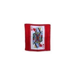  18 Queen of Heart Card Silk by Magic by Gosh   Trick 