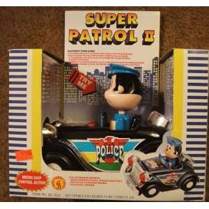  Super Patrol II Police Car Micro Chip Control Action Toys 