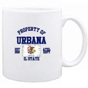   Property Of Urbana / Athl Dept  Illinois Mug Usa City