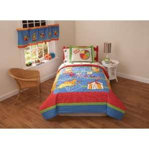  Circus Full Quilt with 2 Shams Electronics
