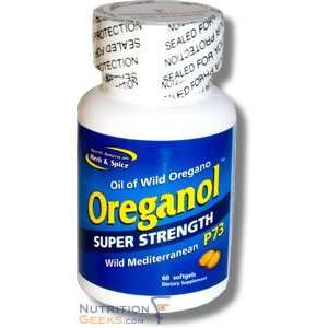  North Am. Herb & Spice Super Strength Oreganol P73, 60 