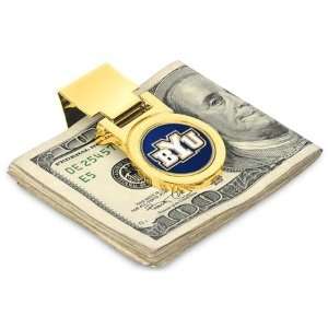  Brigham Young Cougars BYU NCAA Gold Money Clip Sports 
