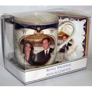  Commemorative Royal Wedding Mug & Coaster Set [Kitchen 