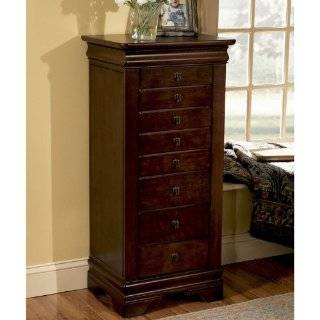 Powell 508 315 Louis Philippe Jewelry Armoire
