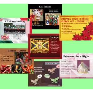  Mexican Culture Set of 7 PowerPoint Presentations on Flash 