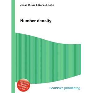  Number density Ronald Cohn Jesse Russell Books