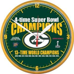  Wincraft Green Bay Packers 4x Super Bowl Champions Round 