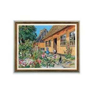  Hollyhocks Counted Cross Stitch Kit Arts, Crafts & Sewing