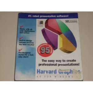  Harvard Graphics 4.0 for Windows   Retail Box   Designed 