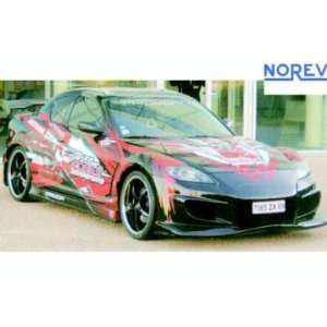  Mazda RX8 Norev Team Diecast Car Model Black 118 Toys 