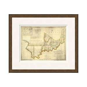 The State Of Indiana 1817 Framed Giclee Print 