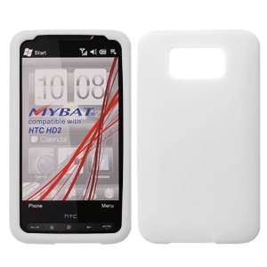  Silicone Skin Case for HTC HD2, Clear Cell Phones & Accessories