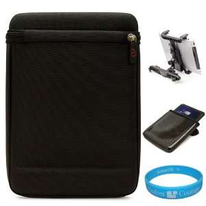 Black iCap Slim Edition Semi Hard Carrying Case with Neoprene Bubble 