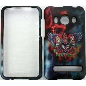  EVO 4G TATTOO CAT CASE/COVER WITH METALLIC 3D EFFECT 